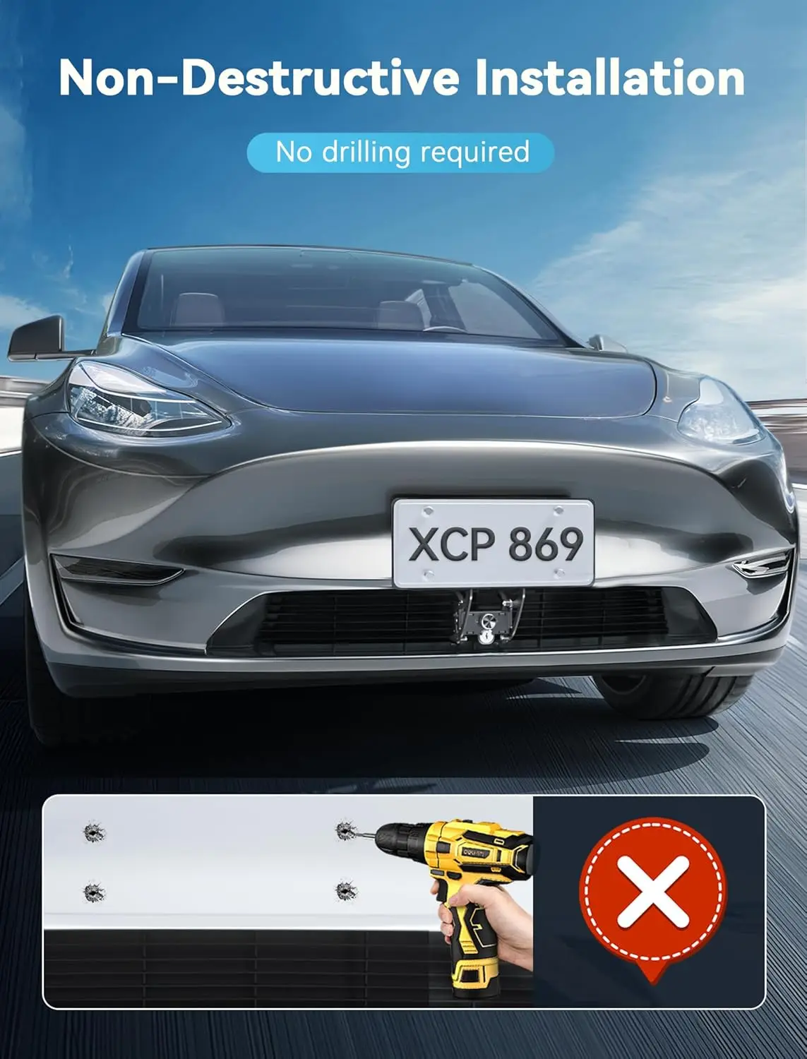 テスラ ポケット・プレート For Tesla Model Y 2024-2017 Model 3 2023