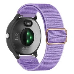 Durable Nylon Elastic Loop Wristband Bracelet - 20mm/22mm Strap - 20mm Wrist Strap (Lilac)