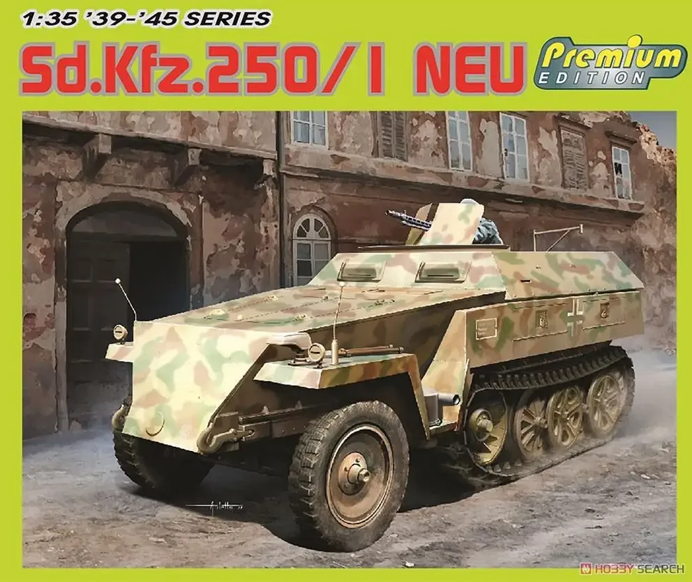 

DRAGON 6476 1/35 WWII German Sd.Kfz.250/1 Neu w/Magic Track Premium Edition Model Kit