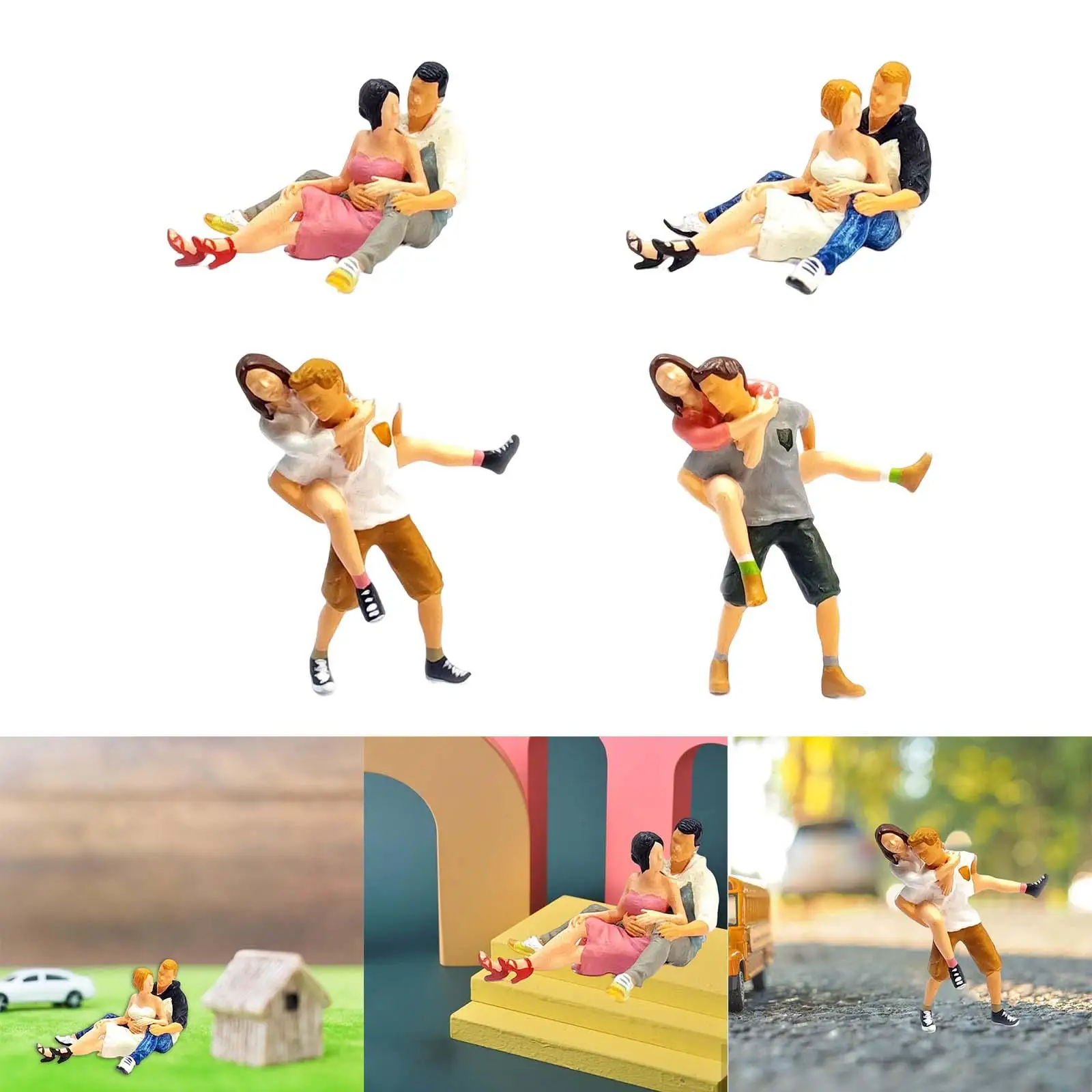 

1:64 Scale Scene People Models Simulation Gifts for Scene Layout Sand Table