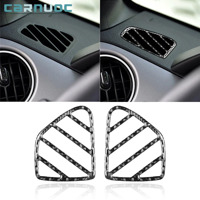 

Carbon Fiber Instrument Left Right Air Vent Stickers For Mazda MX-5 Miata 2009-2015 Car Interior Decorative Accessories