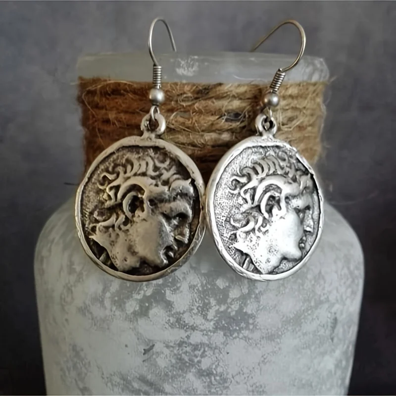 Clous D Oreille A L Unite Argent Patinee Folklore 118224 main image 1