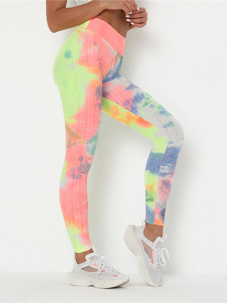 Anti Celulite Fitness Yoga Pant Women Bubble Butt Push Up Leggings Sports  Gym Leggins High Waist Slim Tights Active Leggins Girl