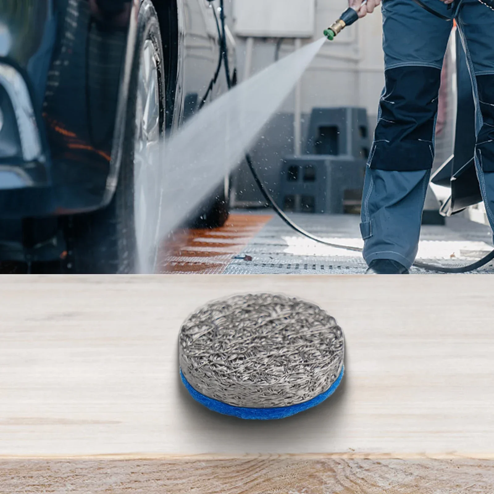 For Pressure Cleaner Filter Filtering Net: 5-Layer Blue Silver For PA Tank Foam Machine Foam Lance Mesh Filter