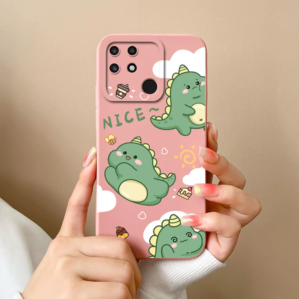 Fashion Love Heart Soft Smooth Liquid Silicone Phone Case - Bumper Cover