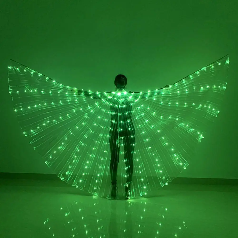 

Флюоресцентная цветная накидка, большая светящаяся бабочка с крыльями, для детей и взрослых, сказочный ангел, крыло