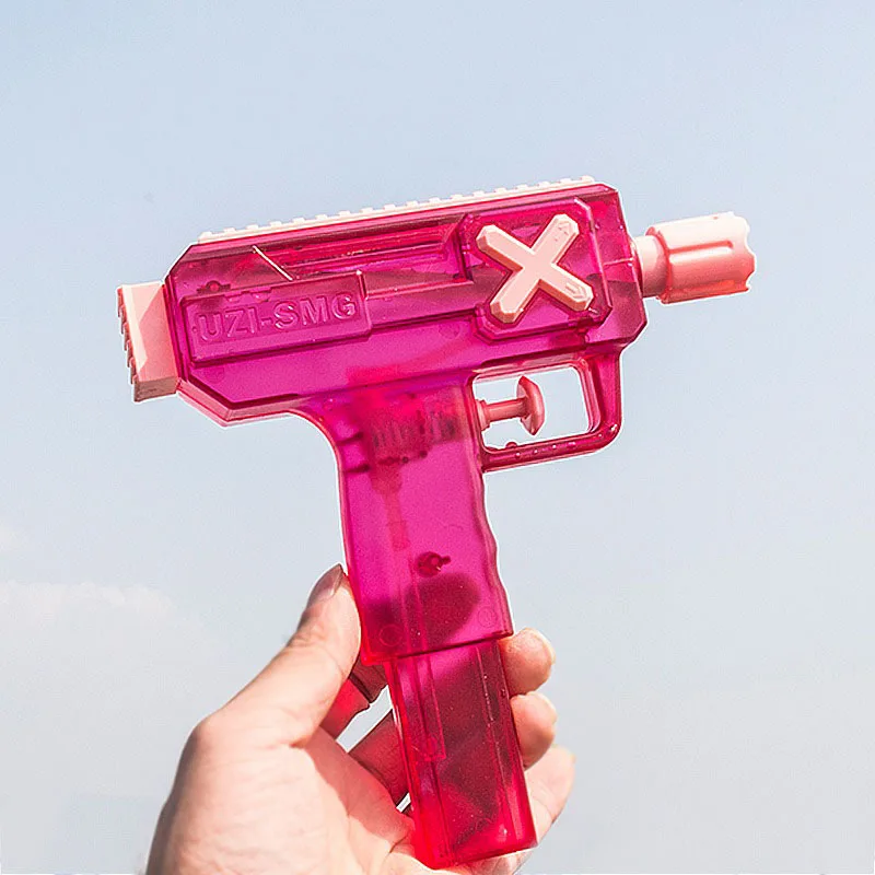 MINI Transparent Water Gun Toy Children's Water Spray Toy Gun Children's Outdoor Playing