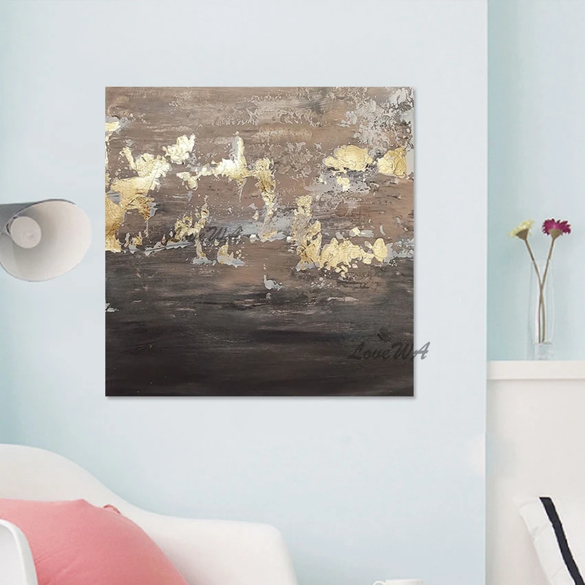 

Texture Acrylic Modern Abstract Canvas Drawing Wall Decor Picture Art 100% Hand-painted Latest Design Oil Painting As A Gift