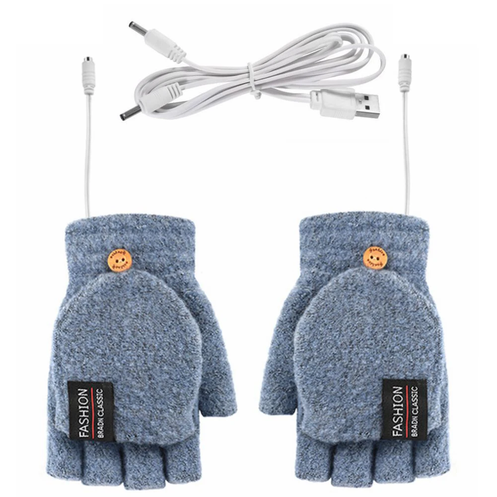 Winter Heated Gloves USB Electric 3