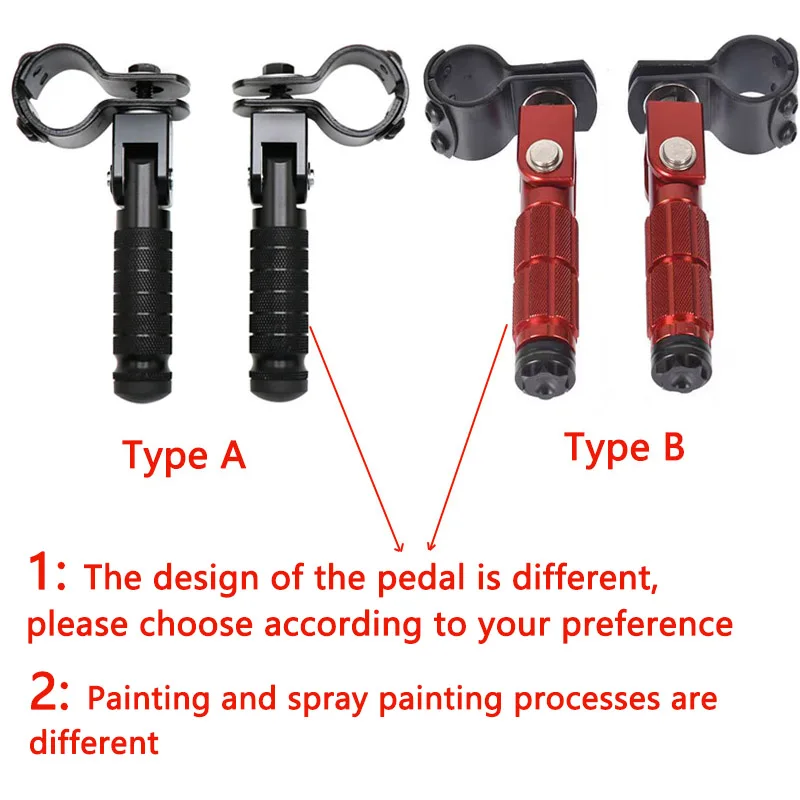 23-27mm Clamp CNC Motorcycle Part Universal Pedals Motorcycles Folded Footrest Mopeds Scooters bicycle motorbike motorcycle accessories,motorcycle footrests,motorcycle foot pedals