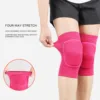 2pcs Sports Compression Knee Pads Elastic Knee Protector Thickened Sponge Knee Brace Support for Dancing Workout Training 3