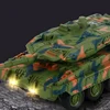 RC Tank 8012 Mini Model Military 40Mhz Toy Vehicle Rotatable Wireless Charging Eletric Tanks Simulation Gifts Toys for children 4