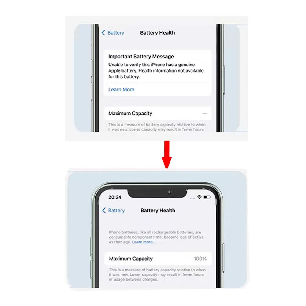 SamE Pre-Programmed Battery Tag-on Flex Cable For iPhone 15 12 11 SE3 13 14Pro Max Shows Health 0 Cycle Times Repair Tools