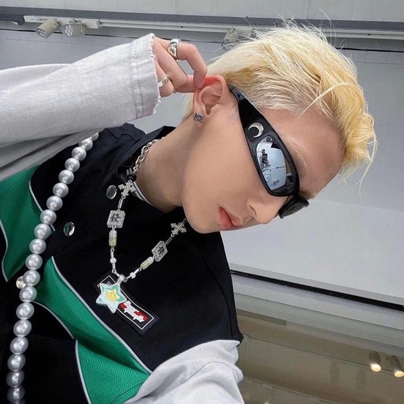 2023 New Moon Rectangular Sunglasses for Women Man Vintage Outdoor Cycling Sports Hip Hop Punk Sun Glasses UV400 Trend_voghion.com