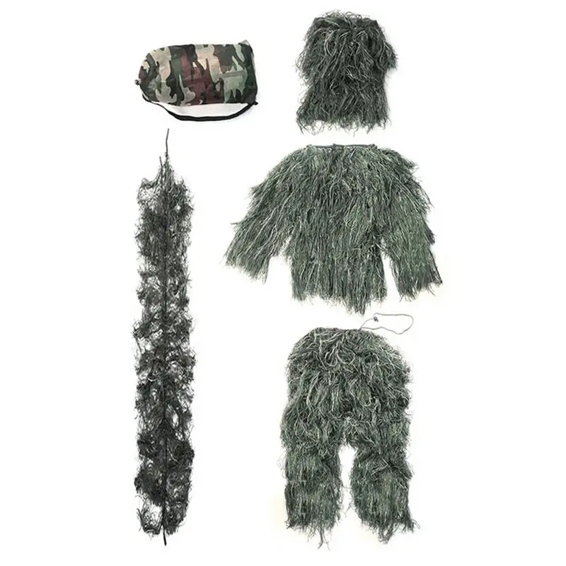 

3D Woodland Apparels Realistic Woodland Suit With Natural Colors Hunting Accessories For Stage Performance Exploring Theme Party