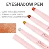 Pearl Shimmer Glitter Eyeshadow Stick Highlighter Long Lasting Waterproof Silky Pen For Eye Makeup Face Body Cosmetics Party