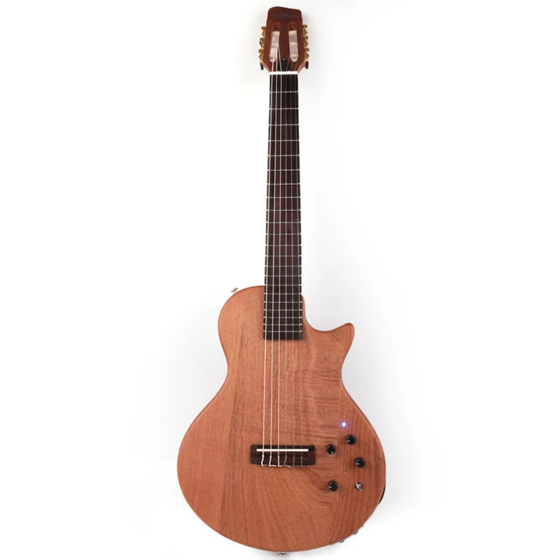 

Silent nylon string travel electric classical classic guitar portable built in effect guitare guiter guitarra gitar guitars