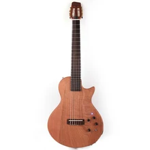 Stille Nylon String Travel Elektrische Klassieke Klassieke Gitaar Draagbare Ingebouwde Effect Guitare Guiter Guitarra Gitaar Gitaren