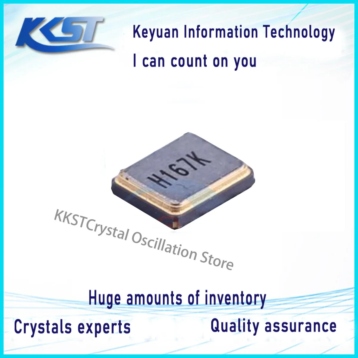 Passive crystal oscillator X2B016000B91H-HU 16MHZ 9pF 10PPM SMD2520-4P
