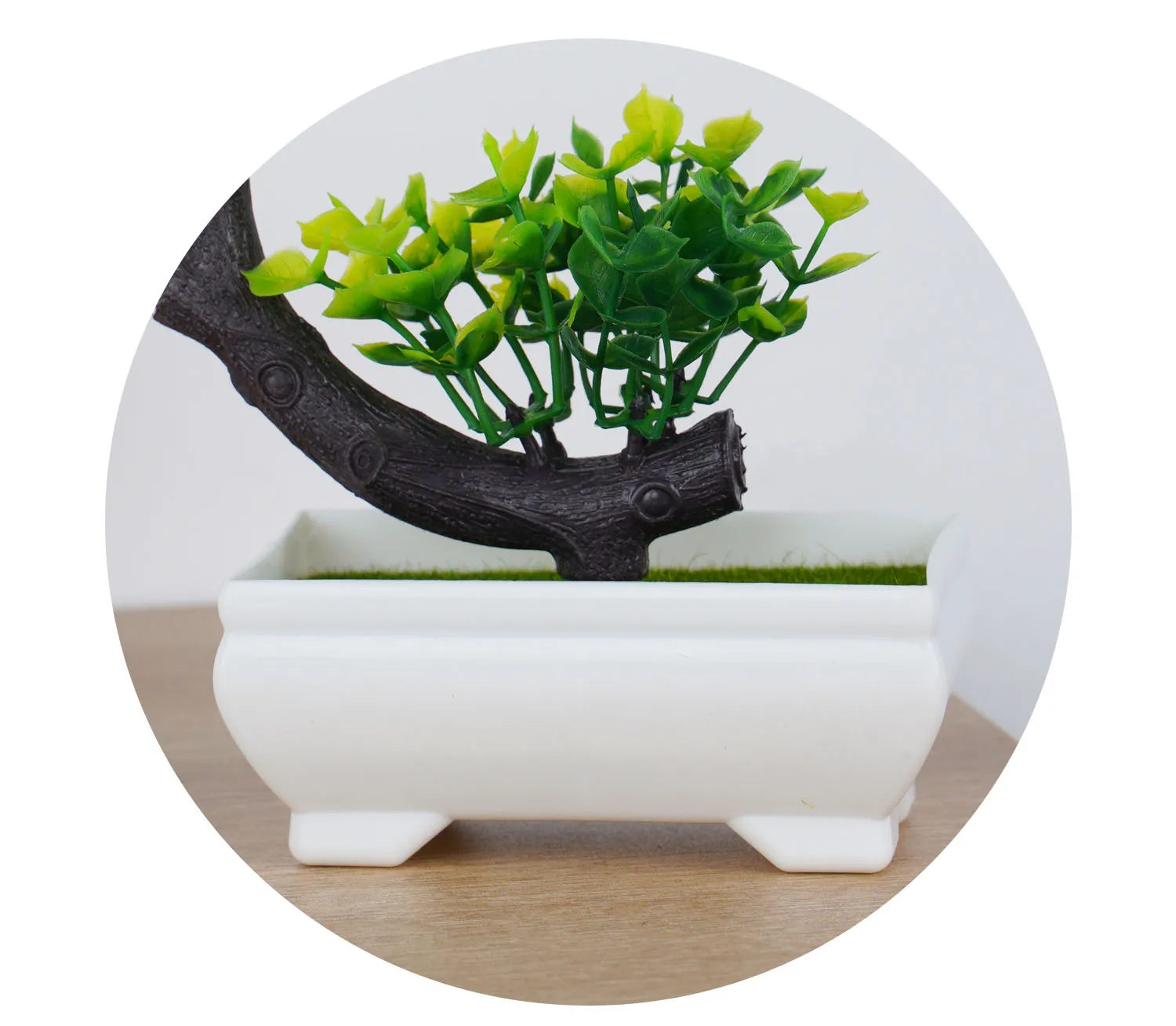 Kleine Baums imulation Topfpflanzen künstliche Pflanzen Bonsai gefälschte Blumen Tisch Topf Ornamente für Home Hotel Garten Büro Dekor – Detail 18