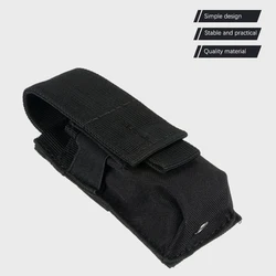 M5 Flashlight Pouch Outdoor Military Fan Flashlight Pouch Small Single Union Toolkit Molle Accessory Bag Single Union EDC Tool P