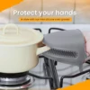 11 Color Style 2 PCS Silicone Oven Gloves Heat Resistant Pinch Mitts Anti Scalding Non Slip Gloves Clip Air Fryer Microwave Oven 4