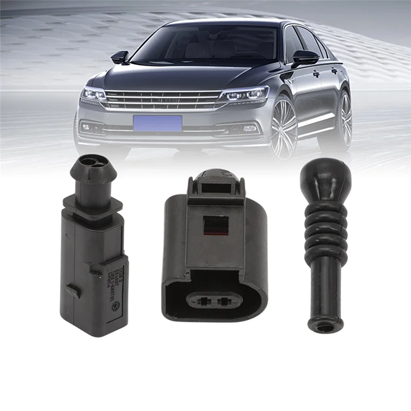 플러그 어댑터 클립 키트 VW Skoda 1J0973702 1J0973802 6N0906102 용 남성 여성 커넥터 센서 플러그