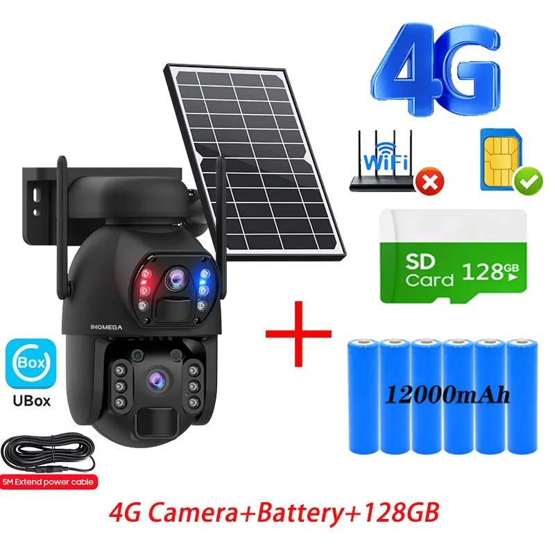 كاميرا أمان لاسلكية خارجية مقاومة للماء INQMEGA ،...