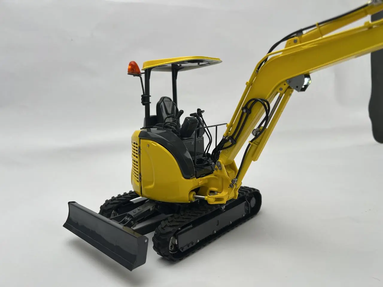 NEW LESU PC30 RC Mini Excavator RTR 1/14 RC Hydraulic Digger Machine 6-way Reversing Valve Metal Remote Control Vehicle Model 3