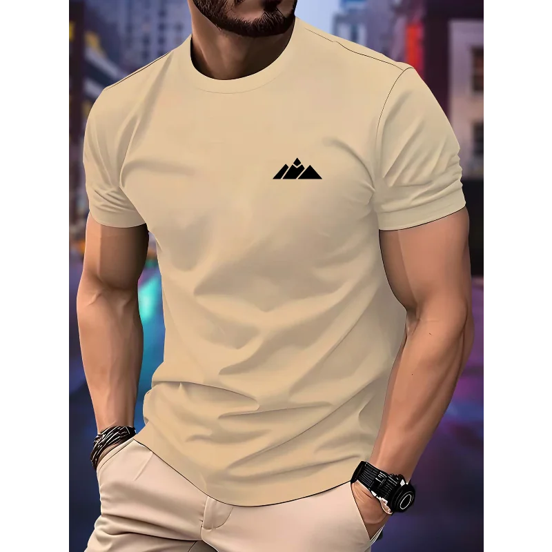 Nuova maglietta sportiva da jogging da uomo - T-shirt stile primavera/estate con stampa di lettere e maniche corte - T-shirt sportiva traspirante per il fitness - immagine 4