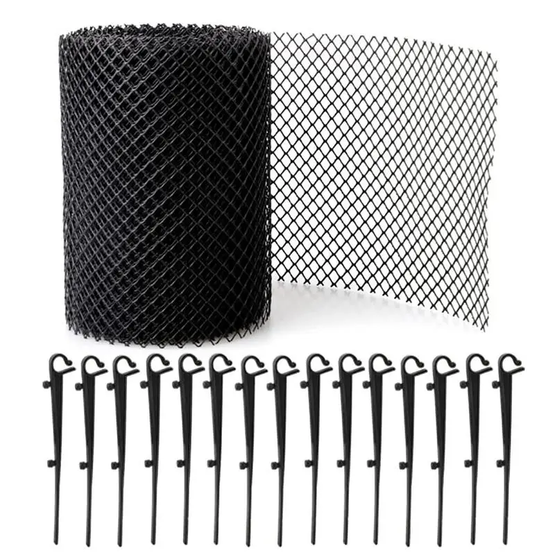 

Gutter Guard from Leaves Mesh Gutter Safeguard 15cm x 6m Anti Clogging Gutter Screen Easy Install to Protect from Branches