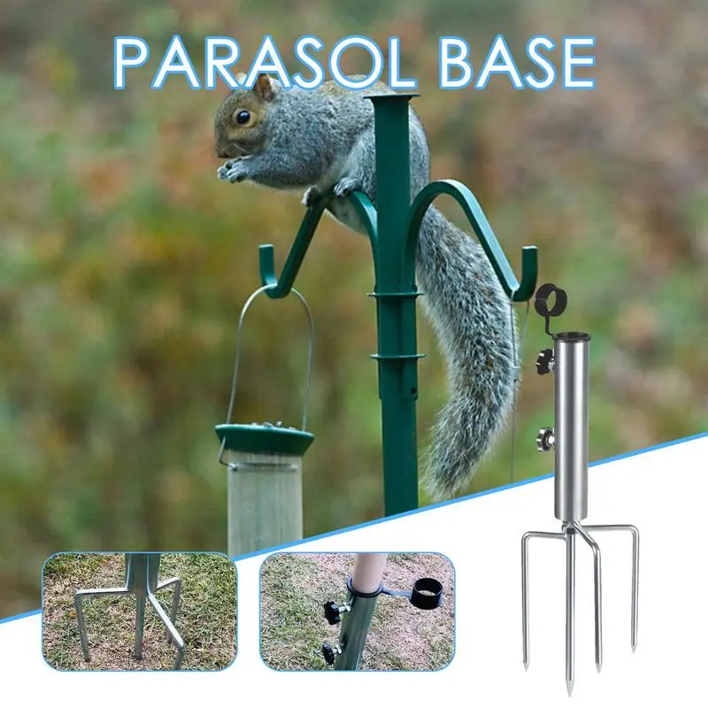 Sun Umbrella Flag Pole Stand Base Beach Umbrella Stand Sand Flag Pole Holder Garden Stakes Holder Beach Anchor