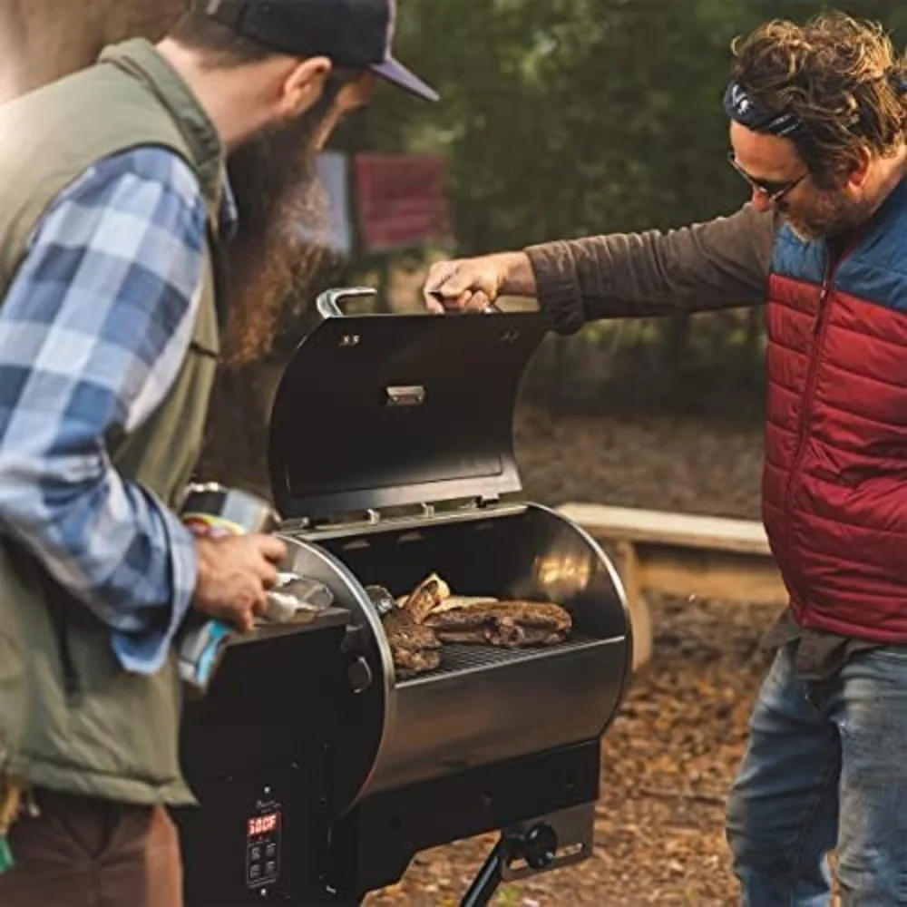 Portable Pellet Grill, Electric Pellet Smoker Grill, BBQ Grill, Outdoor Grills & Smokers, Wood Pellets, Portable Grill 2