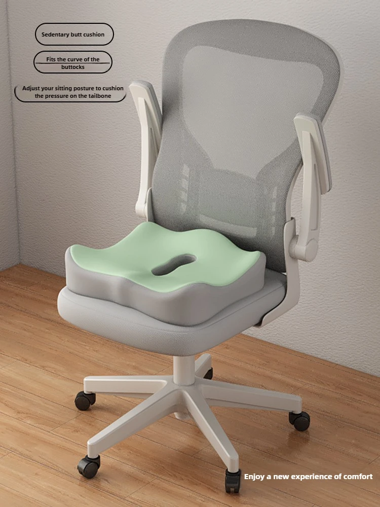 Memory Foam Seat Cushion for Car and Office Lumbar Hip Support Posture Corrector Breathable Comfort Student Chair Pad