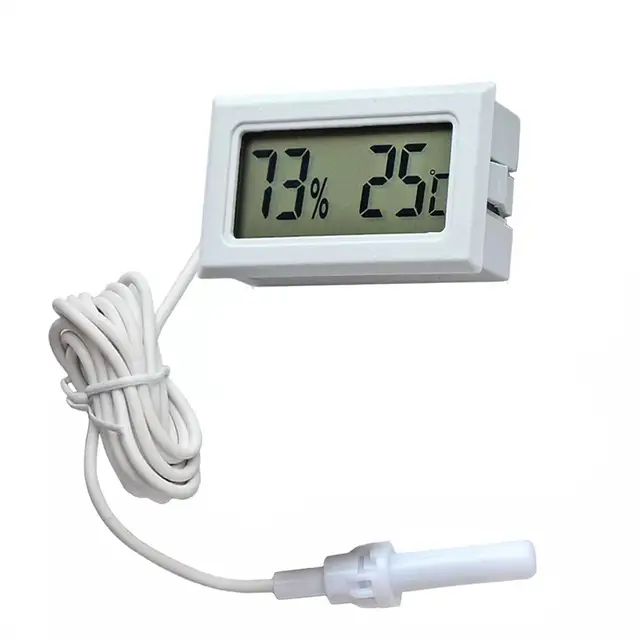 Mini Lcd Termo-Hidrométer Beltéri Digitális Hőmérséklet Termosztát Érzékelő Páratartalom Mérő Termometer Termométer