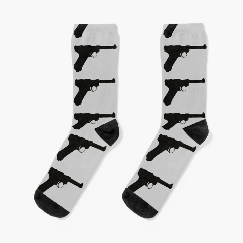 Luger Pistole Parabellum P08 Germany WW2 Pistol Socks Anti-Slip Socks Man atten ms 900 4 in 1 pistol pematrian pinset solder stasiun solder stasiun pematrian udara panas stasiun pengerjaan ulang