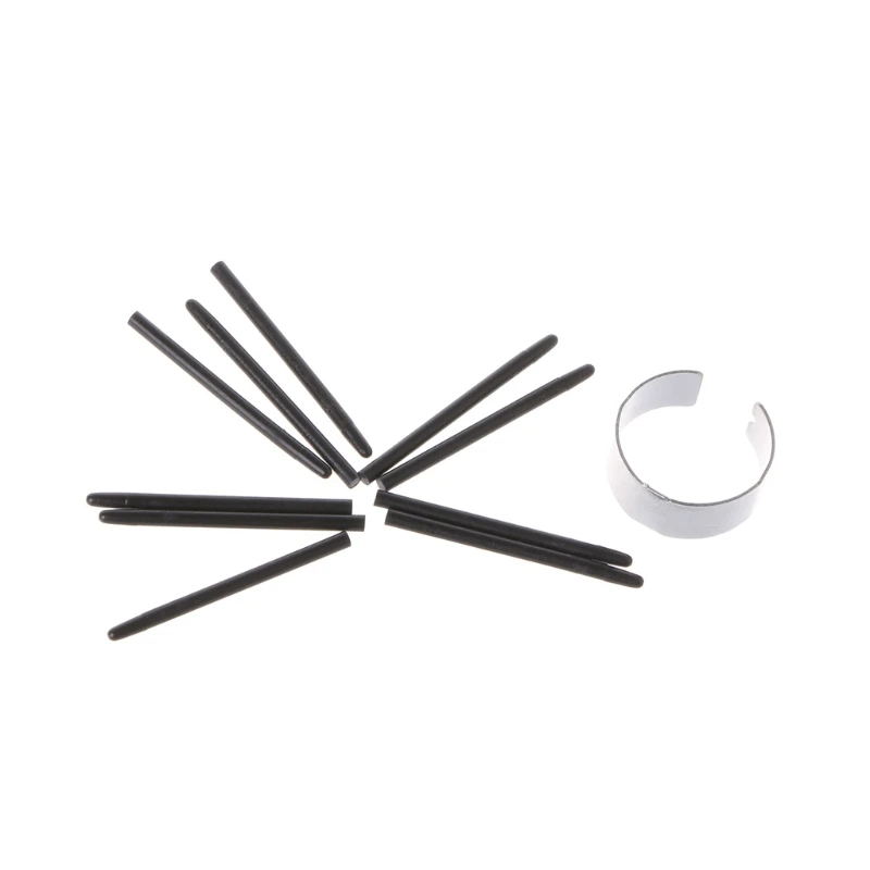 Wacom Intuos용 그래픽 드로잉 패드 펜 펜촉, Bamboo Graphire 태블릿 스타일러스 디지털 펜, 10팩 - 블랙 K0AC