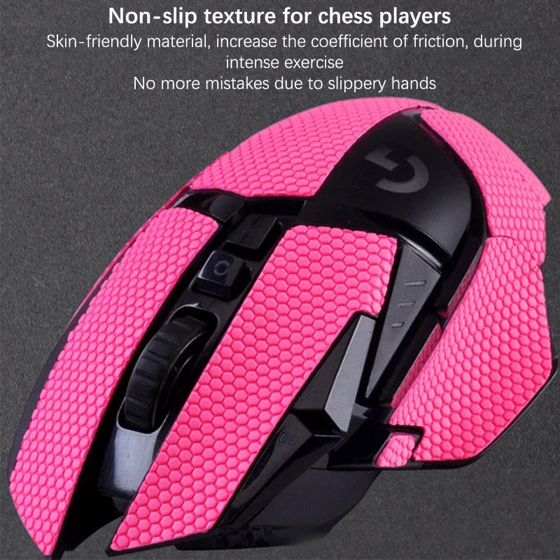 Mouse Grip Tape Skate Handmade Sticker Non Slip Lizard Skin Suck Sweat For Logitech G502 MX Master 3 DIY Sticker Without Mouse