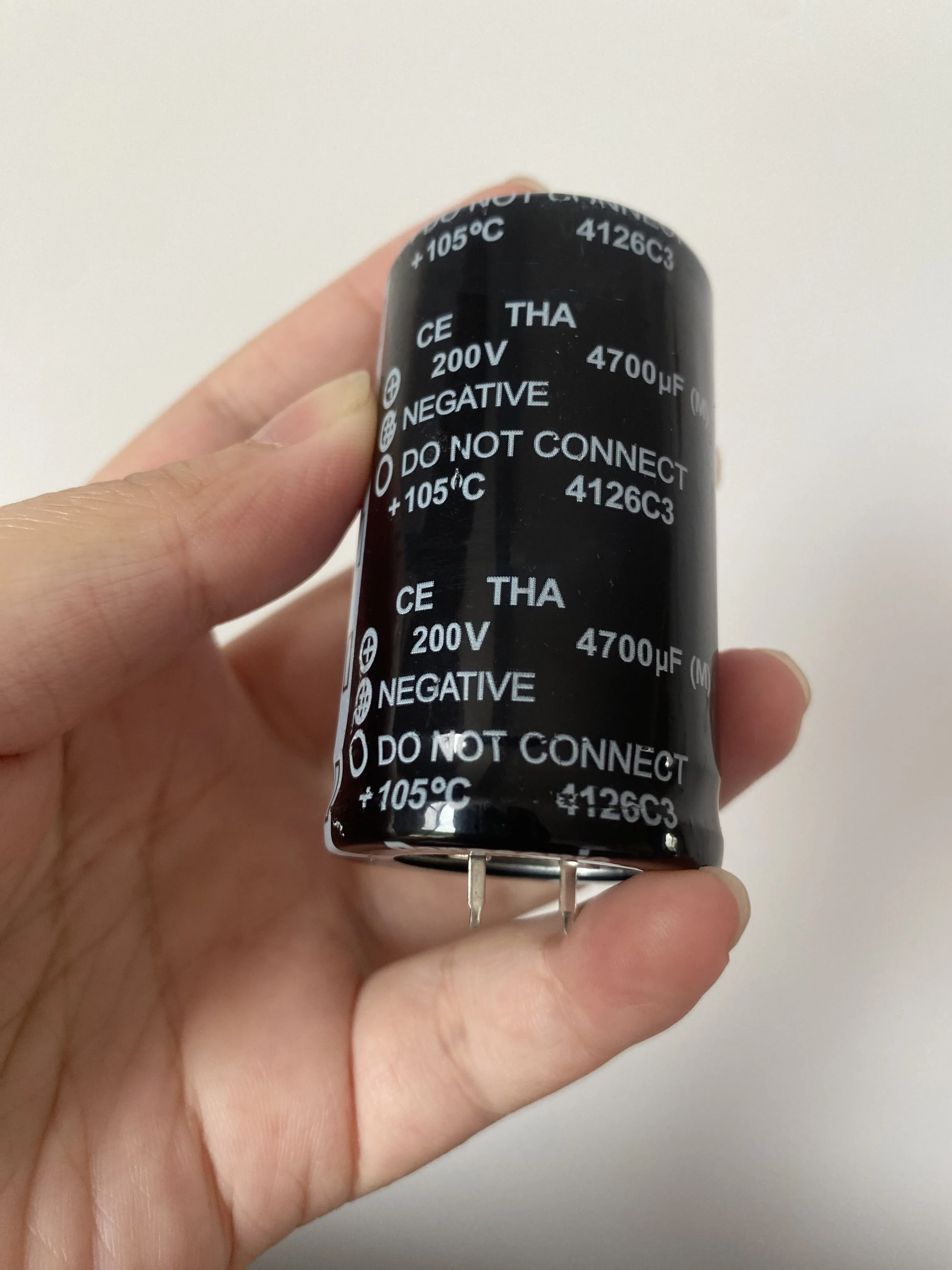 경적 전기용량 200V 4700UF 35X60 알루미늄 전해 캐패시터 크기 35*60mm, 1 개 - AliExpress