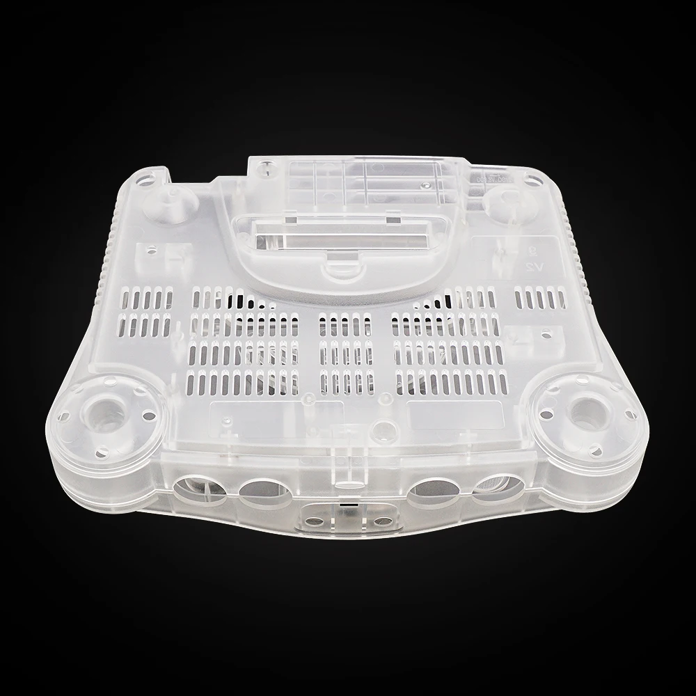 Caso Translúcido Para Nintendo 64 Habitação Transparente Game Box Shell Para N64 Caso