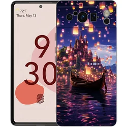 Starry Night Van Gogh Soft Silicone Shockproof Phone Case - Black TPU Shell for Pixel 8 Pro (A1)