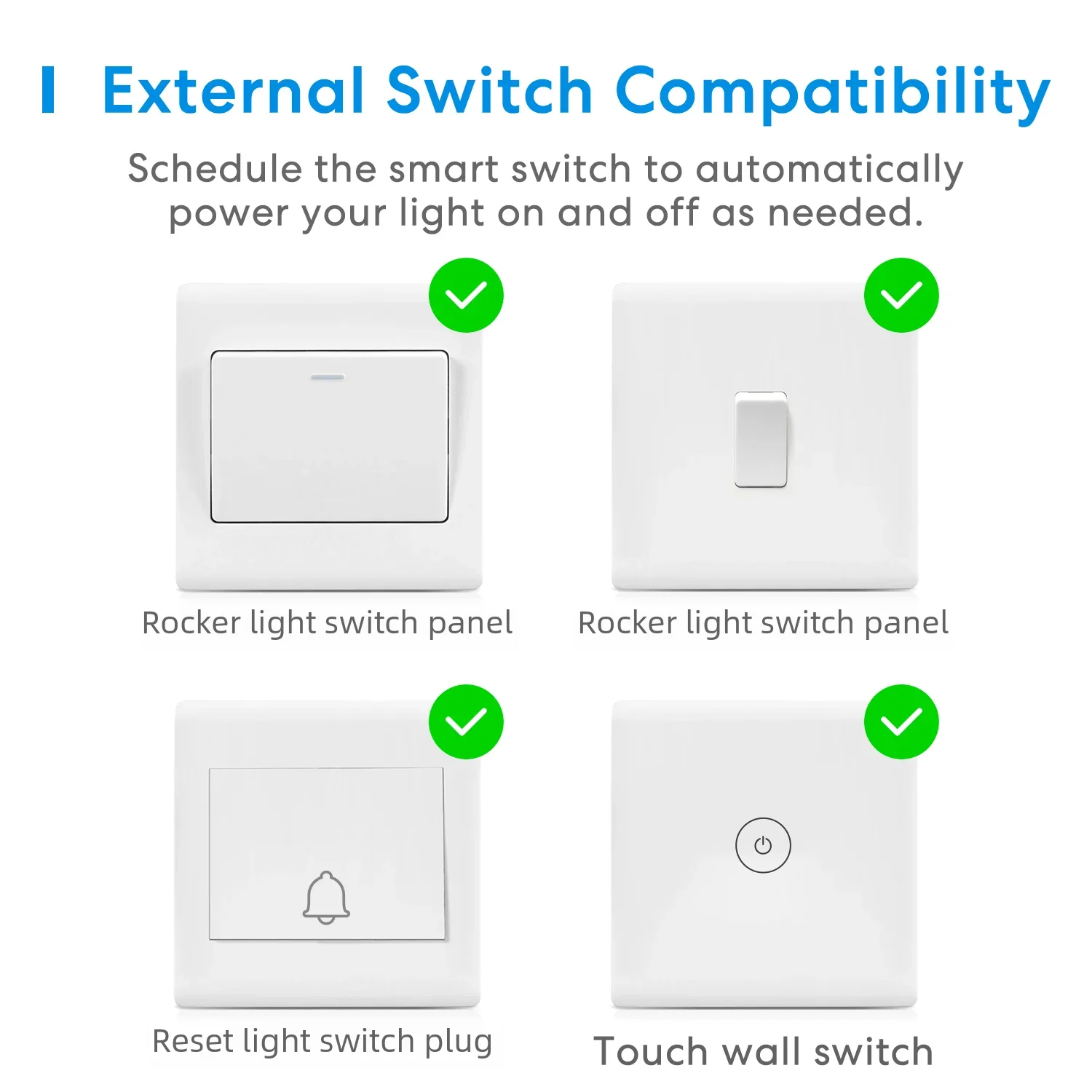 Meross HomeKit WiFi Smart Switch Module 1 Gang 1 Way DIY Light Switch For Apple HomeKit Siri Alexa Google Home SmartThings