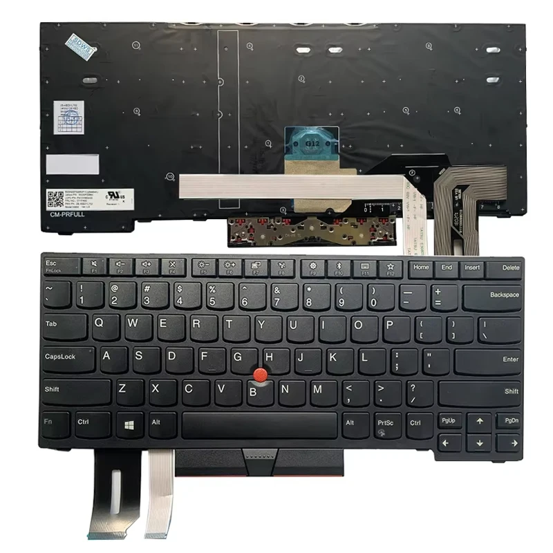 NEW For Lenovo IBM Thinkpad E480 E485 E490 L480 L490 Russian/US keyboard 01YP400 01YP440