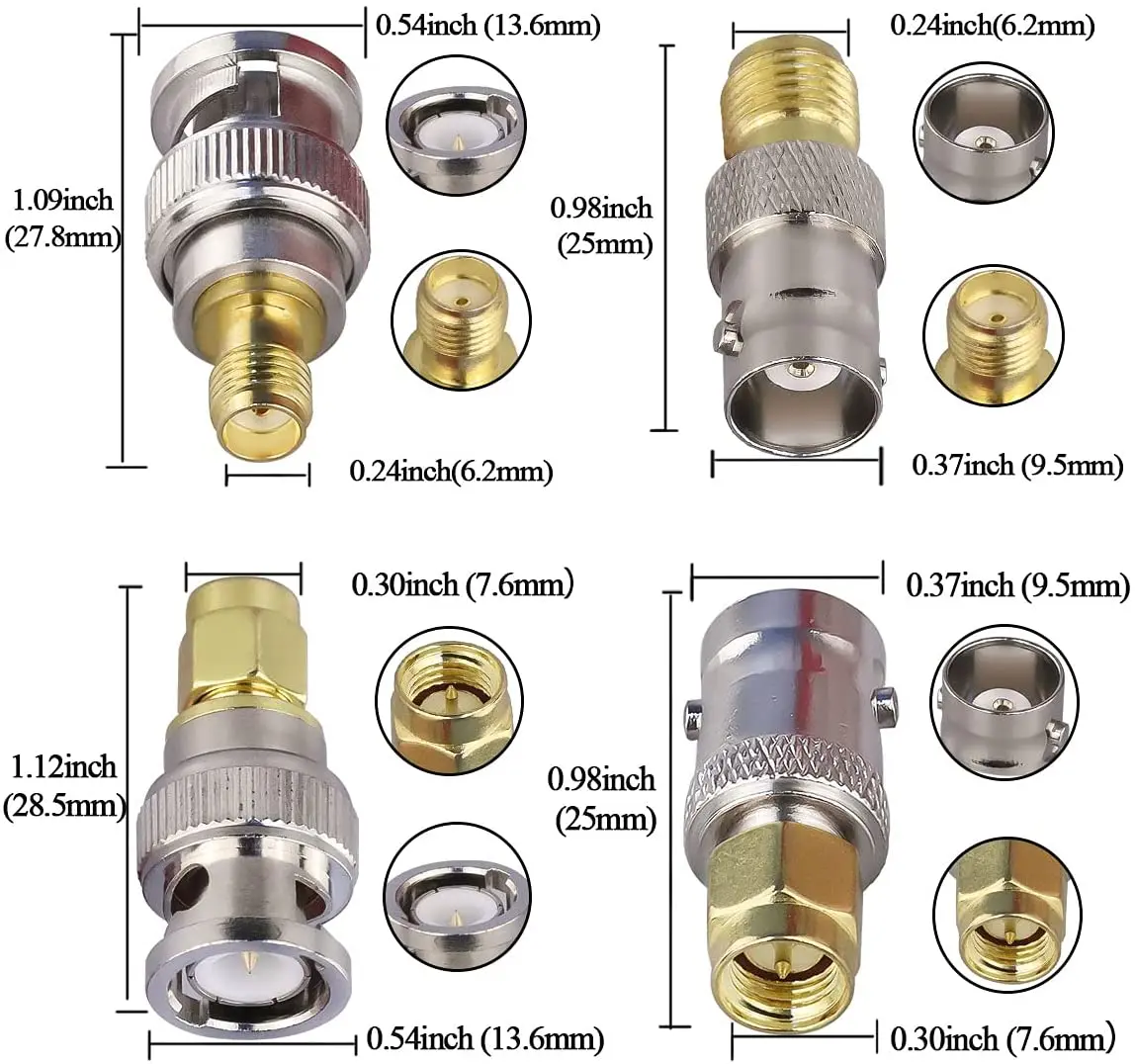 Рисунок 5 - разъемы BNC-SMA, 2 шт