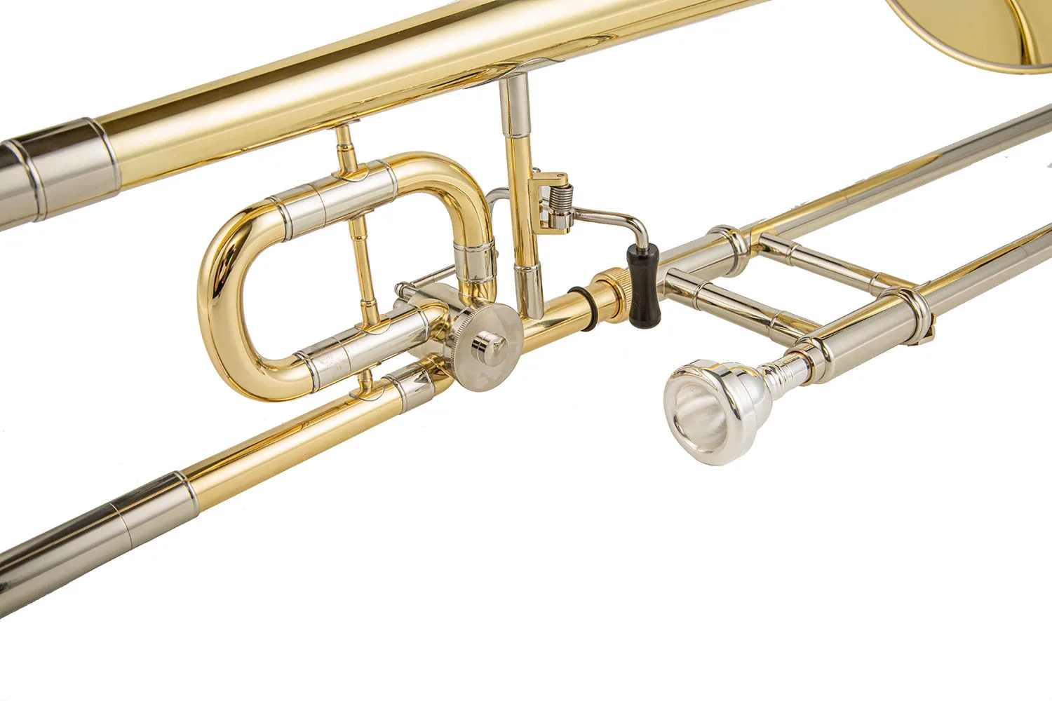 High Grade modulated tenor trombone Bb/ C tone Yellow Brass Clear Lacquer Professional musical brass instrument