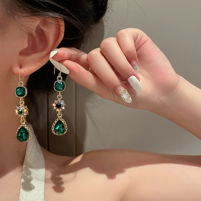 Emerald Earrings | Rebekajewelry