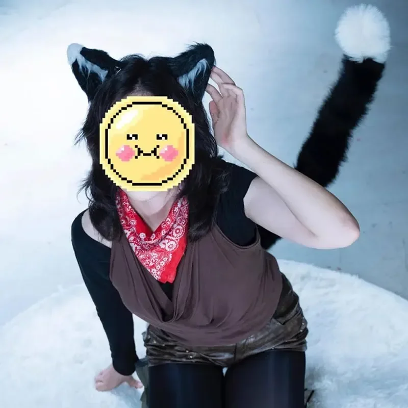 Lolita Furry Cosplay Code di animali Festa di Halloween Gioco di ruolo Costume cosplay coda di scimmia di volpe sexy Puntelli per prestazioni anime Kawaii - immagine 3