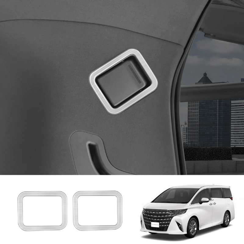 

Автомобильная рамка для чтения в третьем ряде из нержавеющей стали для Toyota Alphard 40 Series 2023 + аксессуары для интерьера