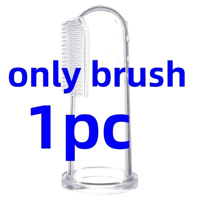 Toothbrush Children Teeth Clear Baby Finger Toothbrush Soft Silicone Infant Tooth Brush Rubber Cleaning