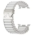White silver buckle